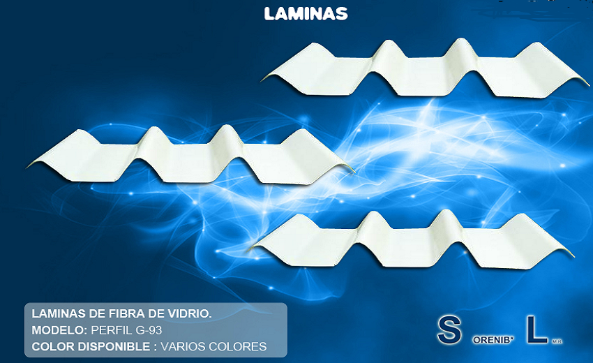 Súper Láminas Tapatías LAMINA DE FIBRA DE VIDRIO G-93